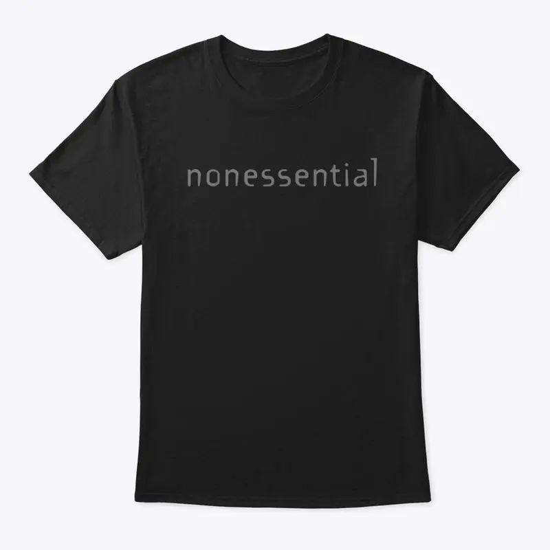 nonessential classic 1 grey text