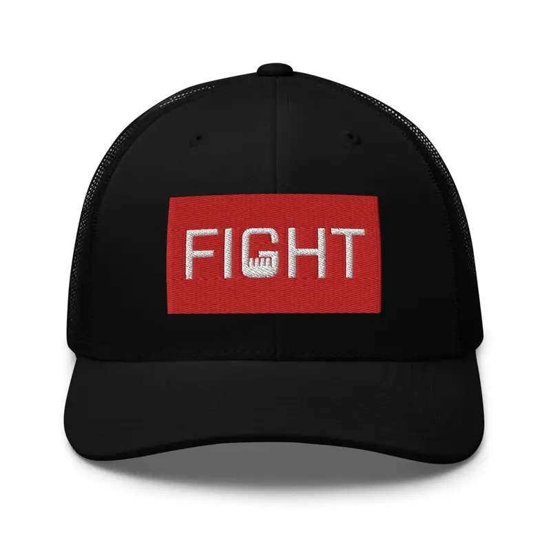 Fight Fisted Larger on Cap