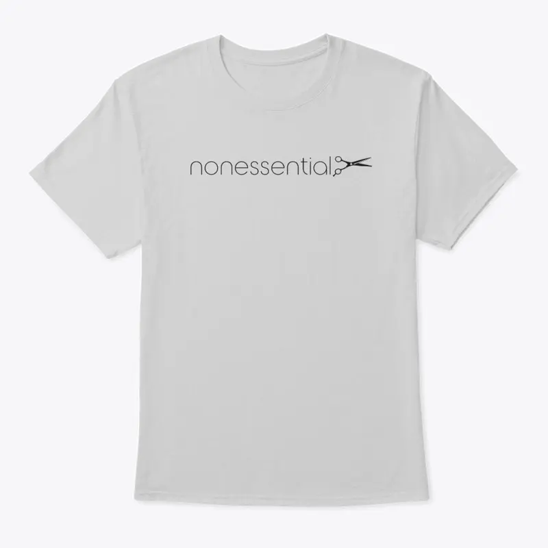 nonessential - shears - dark print