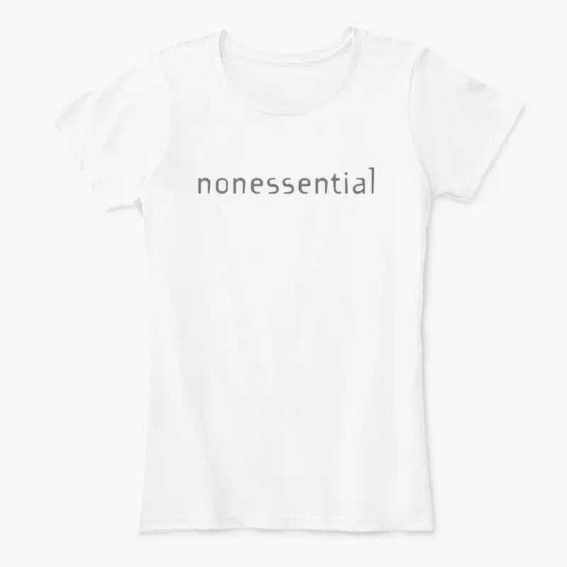 nonessential classic 1 grey text