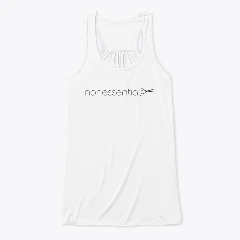 nonessential - shears - dark print